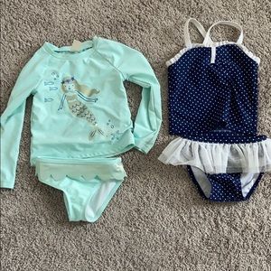 Two 2T Bathing Suits